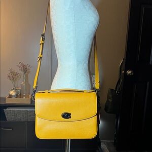 Coach Golden Yellow Crossbody Bag